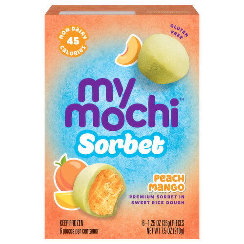 My/Mochi Sorbet, Peach Mango