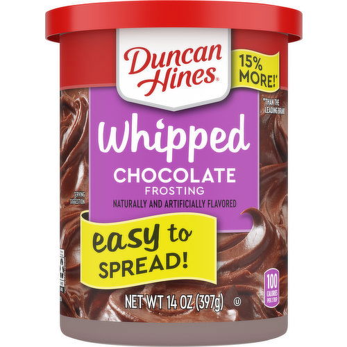 Duncan Hines Whipped Frosting, Chocolate