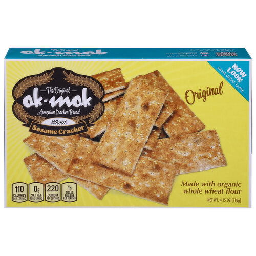 Ak-Mak Sesame Cracker, Wheat, Original