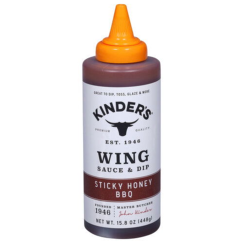 Kinder's Sticky Honey BBQ Wing Sauce & Dip