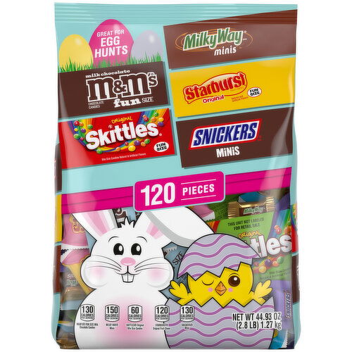 Mars Wrigley Easter Basket Stuffers Variety Pack - 120 Ct Bulk Bag