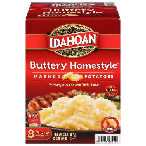 Idahoan Mashed Potatoes, Buttery Homestyle