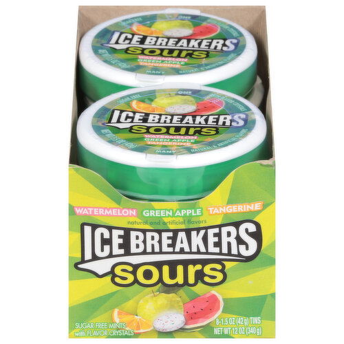 Ice Breakers Mints, Watermelon/Green Apple/Tangerine