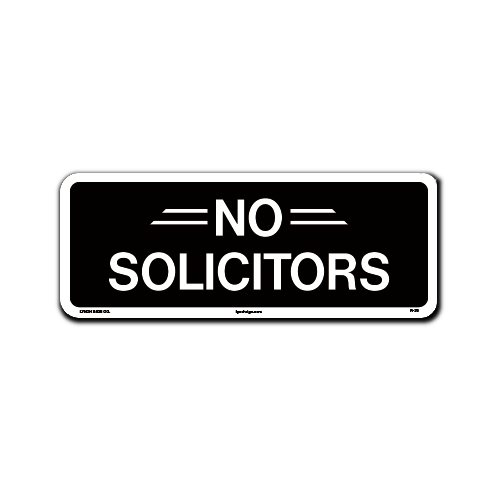 No Solicitors
