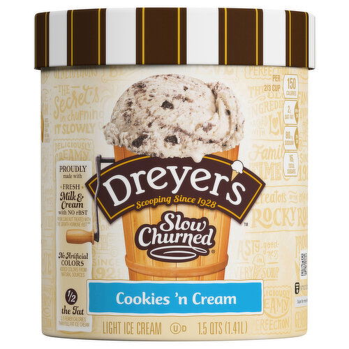Dreyer's Frozen Dairy Dessert, Extra Triple Fudge Brownie