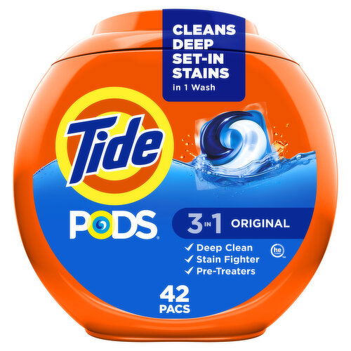 Tide PODS Laundry Detergent Pacs, Original Scent