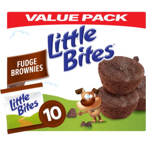 Entenmann's Fudge Mini Brownies, Value Pack, 10 packs, 18 oz