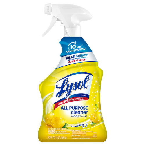 Lysol Lemon Breeze Scent All Purpose Cleaner