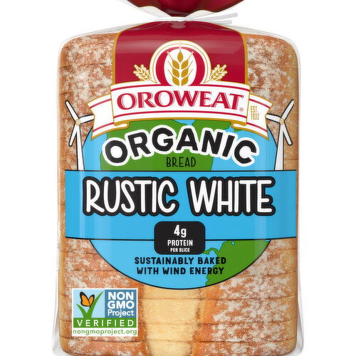 Oroweat Organic Rustic White Plain Bread, 27 oz