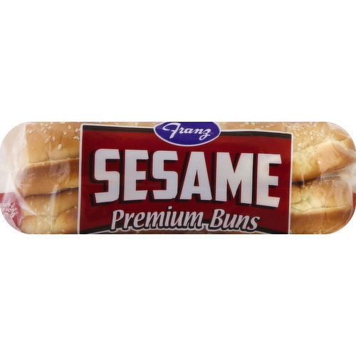 Franz Premium Buns, Sesame