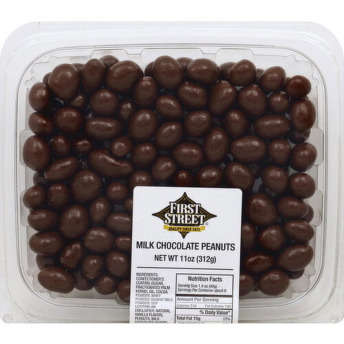First Street Peanuts, Milk Chocolate