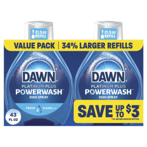 Dawn Powerwash Spray Refill, Dish Soap, Fresh