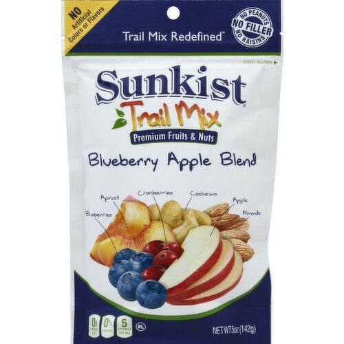 Sunkist Trail Mix, Blueberry Apple Blend
