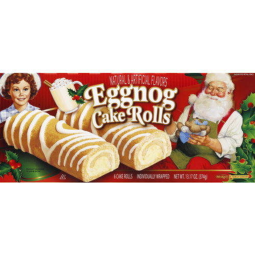 Little Debbie Cake Rolls, Eggnog
