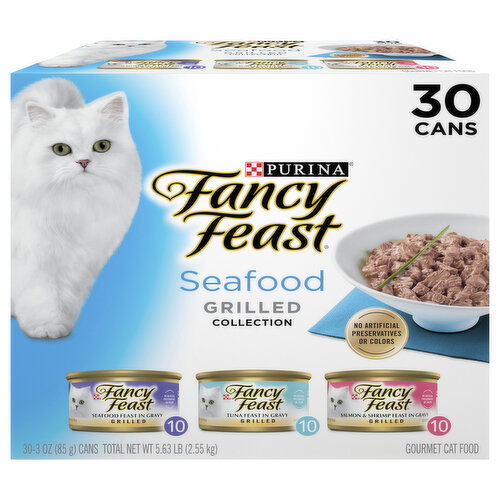 Fancy Feast Complete Seafood Grilled Collection Cat Food Image 1 of 5