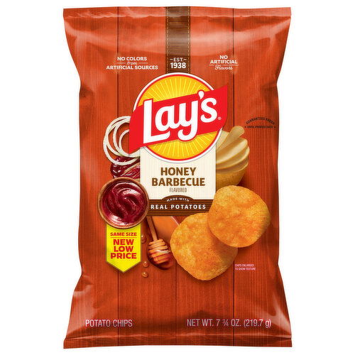 Lay's Honey Barbecue Flavored Potato Chips