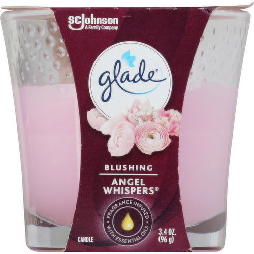 Glade Candle, Blushing, Angel Whispers