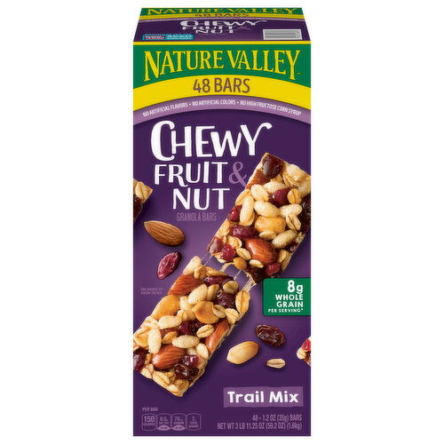 Nature Valley Granola Bars, Fruit & Nut, Chewy, Trail Mix