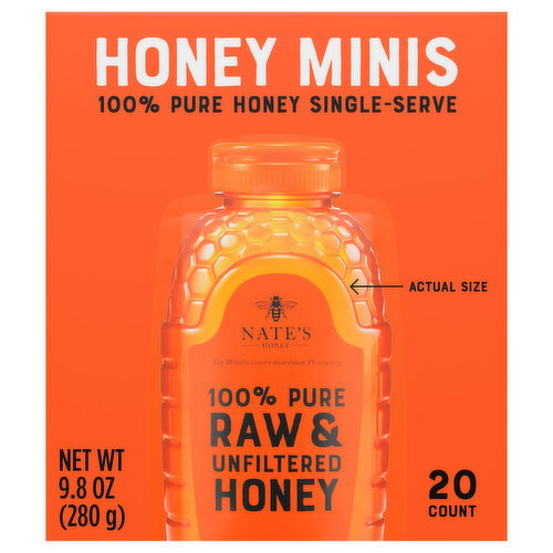 Nate's 100% Pure Raw & Unfiltered Honey Image 1 of 5