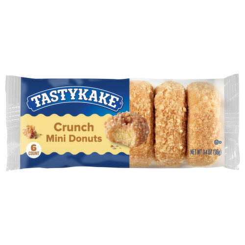 Tastykake 6 CRUNCH MN DON 3.4 OZ