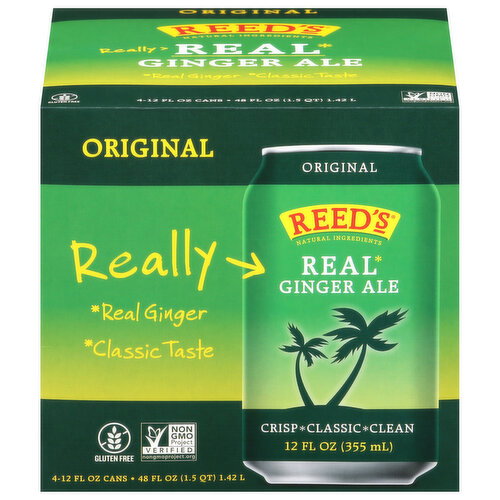 Reeds Ginger Ale 4pk
