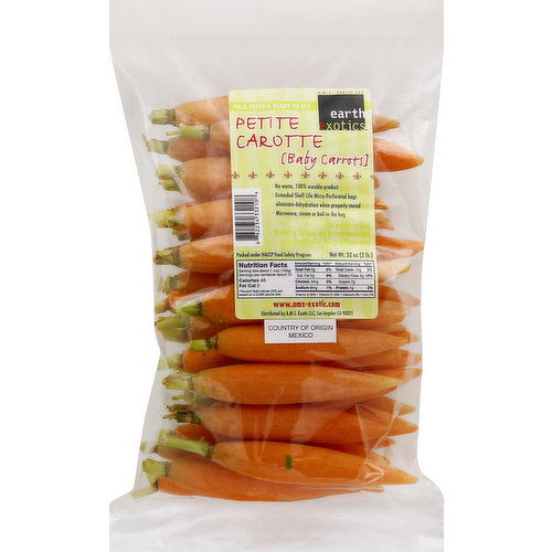 Earth Exotics Carrots, Baby