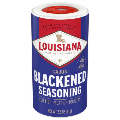 Louisiana Fish Fry Products Blackened Seasoning, Cajun Image 1 of 6