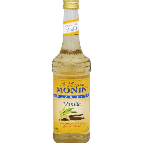 Monin Syrup, Gourmet, Sugar Free, Calorie Free, Vanilla