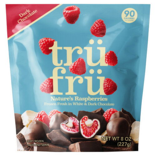 Tru Fru Nature's Dark Chocolate Raspberries