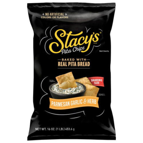 Stacy's Parmesan Garlic & Herb Pita Chips Sharing Size