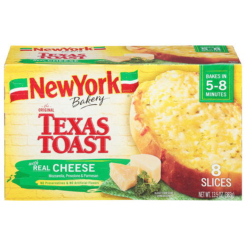 New York Bakery Texas Toast, Cheese, Slices