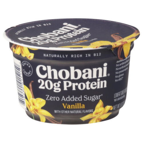 Chobani Yogurt, Greek, Lowfat, Vanilla