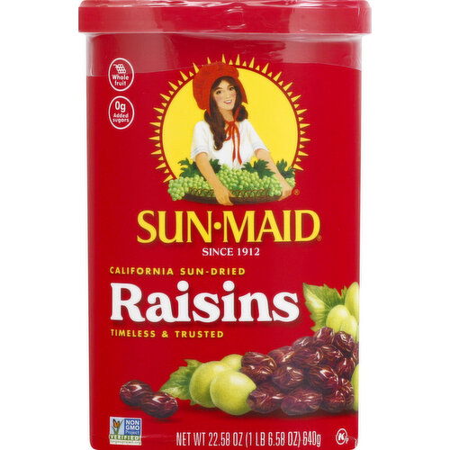 Sun Maid Raisins, California Sun-Dried