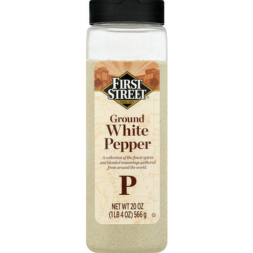 First Street White Pepper, Ground