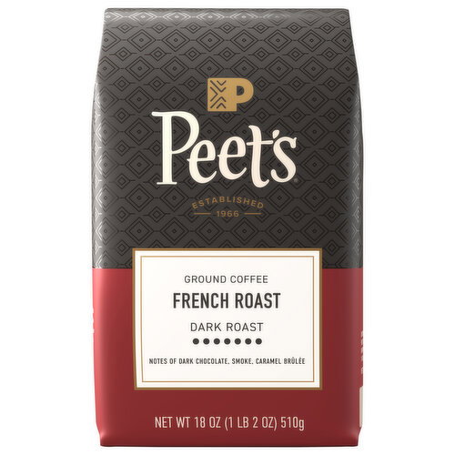 Peet's Ground Dark Roast French Roast Coffee