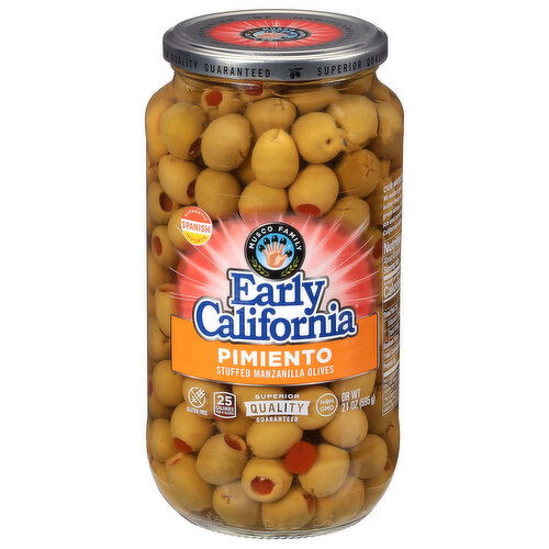 Early California Pimiento Stuffed Manzanilla Olives