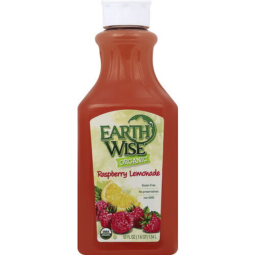 Earth Wise Fruit Juice, Organic, Raspberry Lemonade