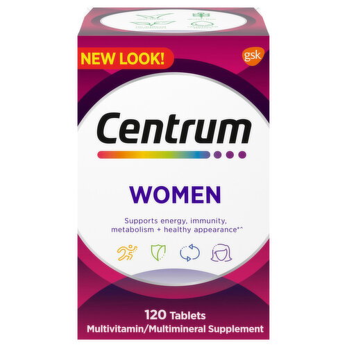 Centrum Tablets Women Multivitamin/Multimineral Supplement