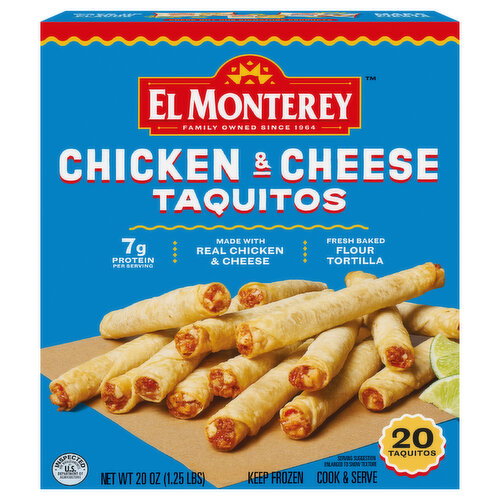 El Monterey Chicken & Cheese Taquitos Image 1 of 6