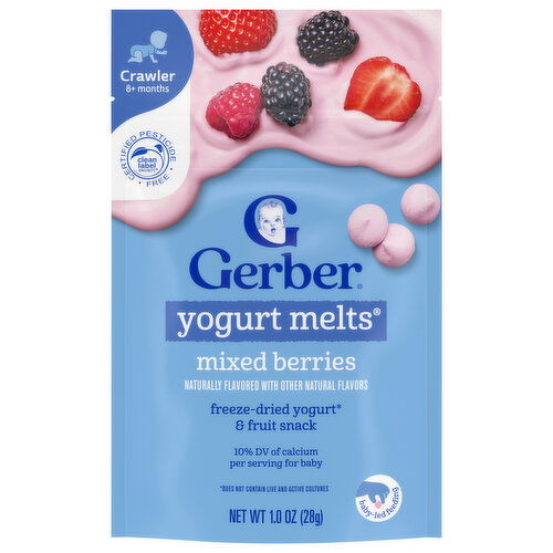 Gerber Crawler (8+ Months) Mixed Berries Yogurt Melts