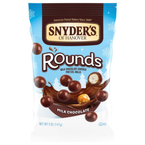 Snyder's of Hanover Pretzel Balls, Milk Chocolate, Rounds
