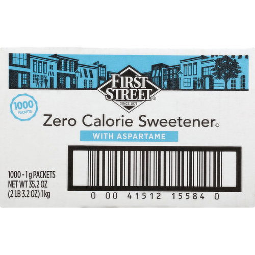 First Street Sweetener with Aspartame, Zero Calorie