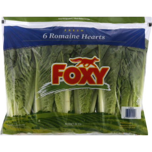 Foxy Romaine, Hearts, Fresh