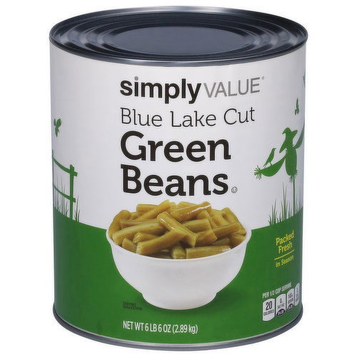 Simply Value Green Beans, Blue Lake, Cut