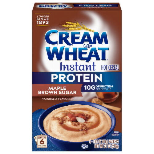 Cream of Wheat Instant Protein Maple Brown Sugar Hot Cereal
