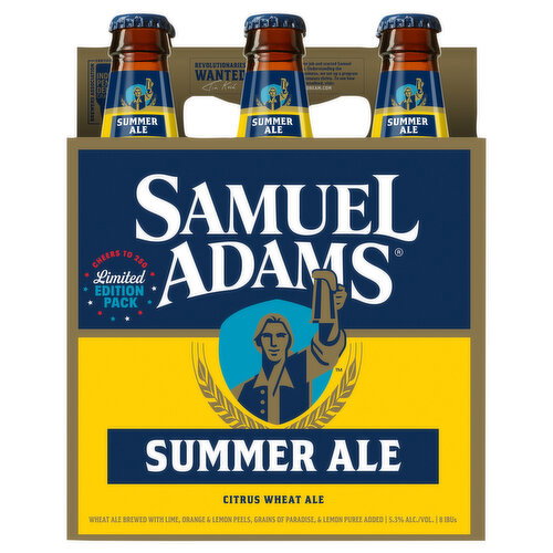 Samuel Adams Summer Ale Citrus Wheat Ale Beer