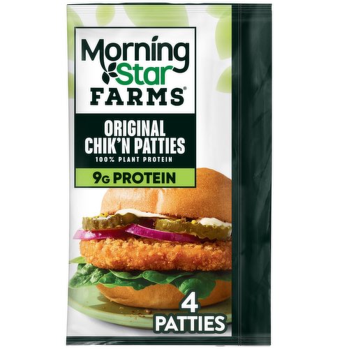 MorningStar Farms Meatless Chicken Patties, Original