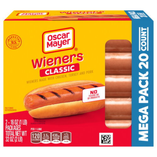 Oscar Mayer Classic Wieners Mega Pack Image 1 of 6