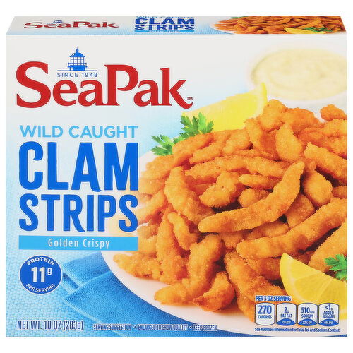 SeaPak Golden Crispy Wild Caught Clam Strips