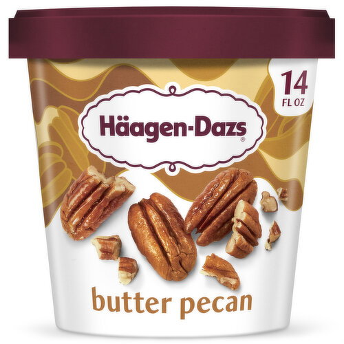 Haagen-Dazs Butter Pecan Ice Cream Image 1 of 11